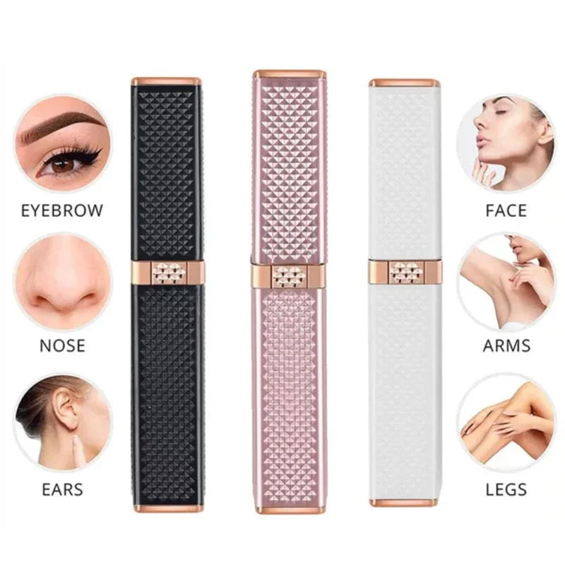 Packaging box for the 2-in-1 facial hair remover and eyebrow trimmer
