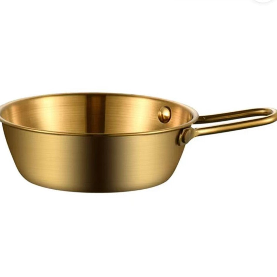 Mini Golden Stainless Steal Sauce Pan