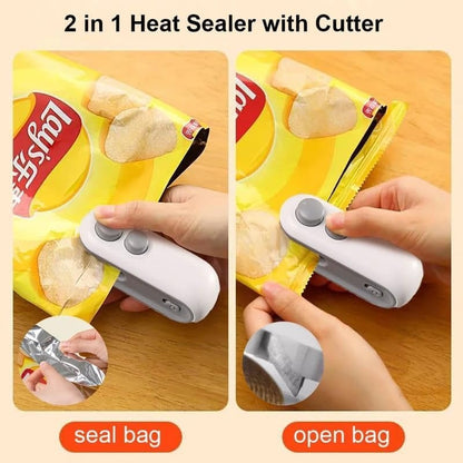 Portable Rechargeable Mini Heating Sealer For Plastic Bags