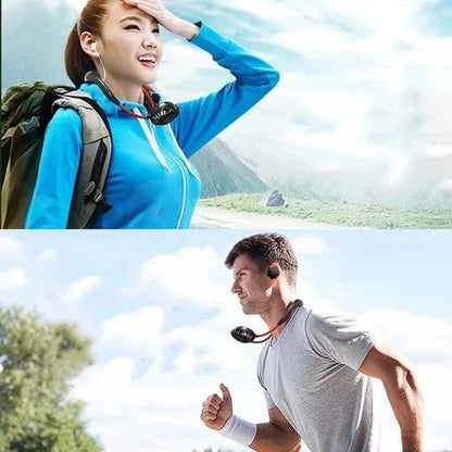 Wing Neck Fan – Rechargeable Portable Cooling Device