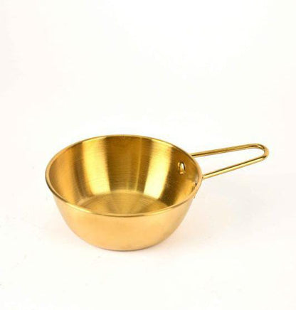 Mini Golden Stainless Steal Sauce Pan