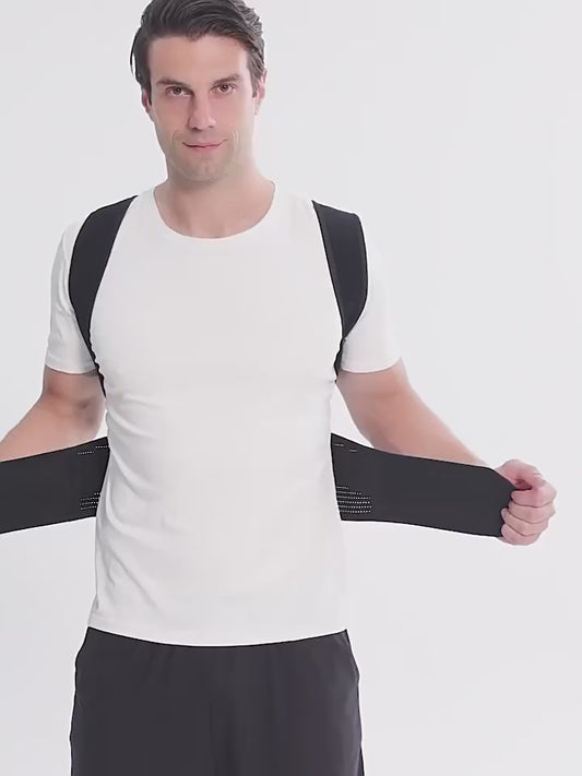 Magnetic Posture Corrector Back Brace – Adjustable Support Belt