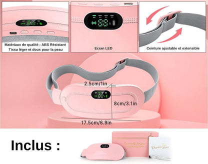 Rechargeable Period Heating Pad & Massage Belt for Pain Relief