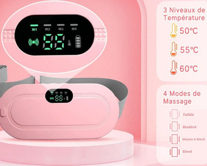Rechargeable Period Heating Pad & Massage Belt for Pain Relief