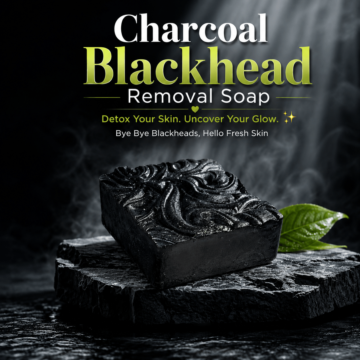 Charcoal Blackhead Removal Soap – Deep Cleansing Activated Charcoal Handmade Organic Soap